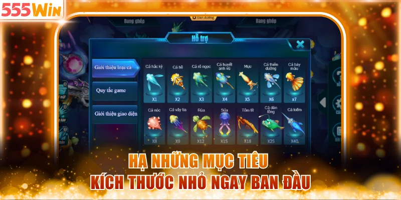Hạ những mục tiêu kích thước nhỏ ngay ban đầu